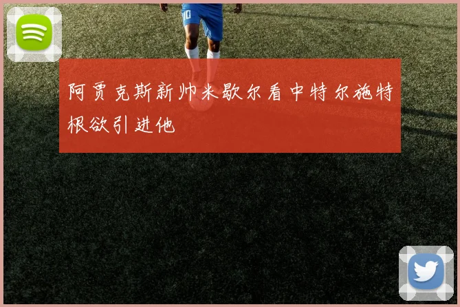 阿贾克斯新帅米歇尔看中特尔施特根欲引进他